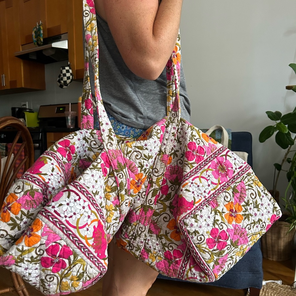 Floral Quilted Women's Bag